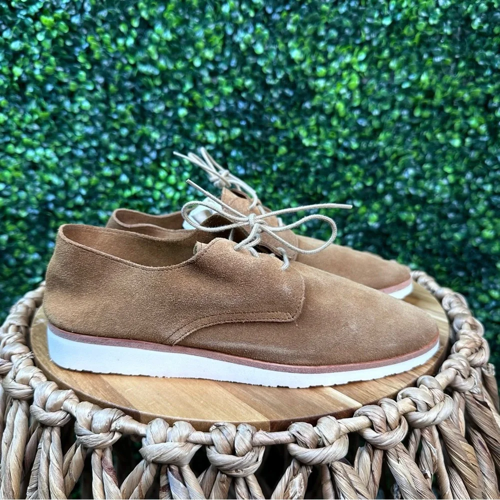 Nisolo‎ Sedona Travel Derby Shoe Tan Suede